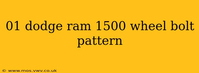 01 dodge ram 1500 wheel bolt pattern