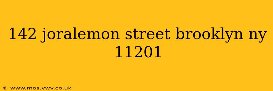 142 joralemon street brooklyn ny 11201