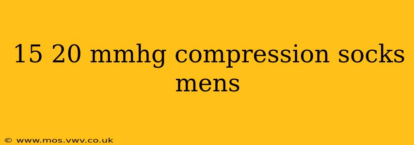 15 20 mmhg compression socks mens