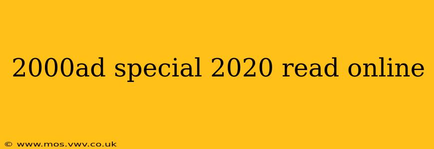 2000ad special 2020 read online