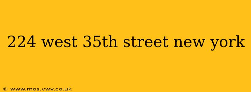 224 west 35th street new york