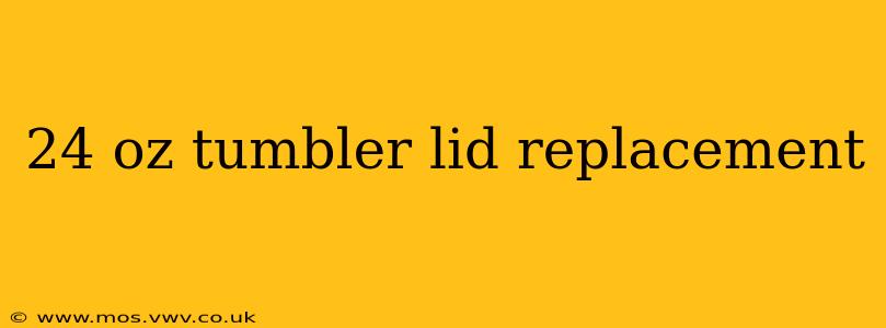 24 oz tumbler lid replacement