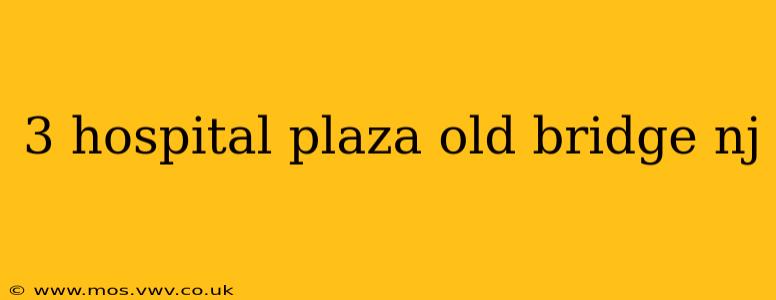 3 hospital plaza old bridge nj