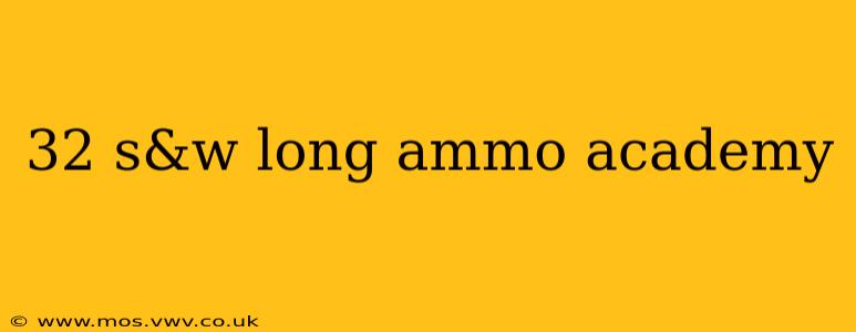 32 s&w long ammo academy