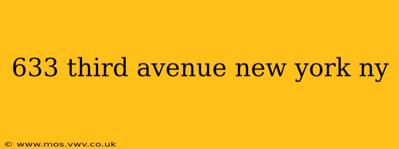 633 third avenue new york ny