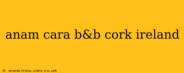 anam cara b&b cork ireland