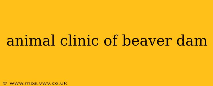 animal clinic of beaver dam
