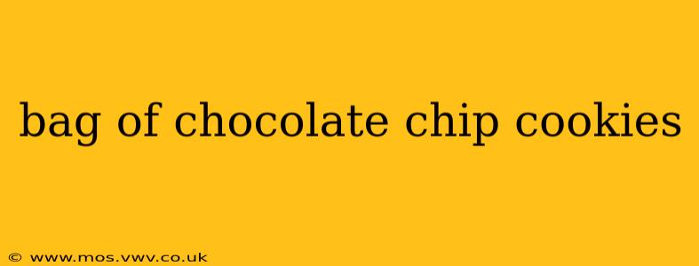 bag of chocolate chip cookies