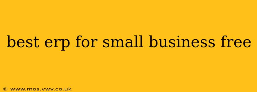 best erp for small business free