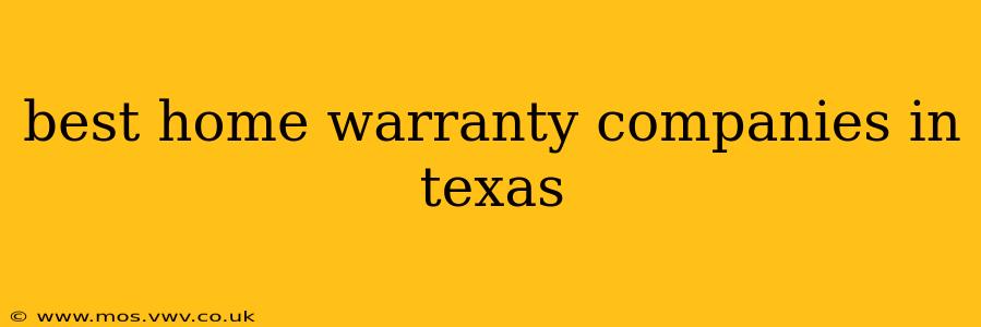 best home warranty companies in texas