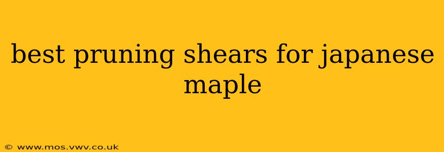 best pruning shears for japanese maple