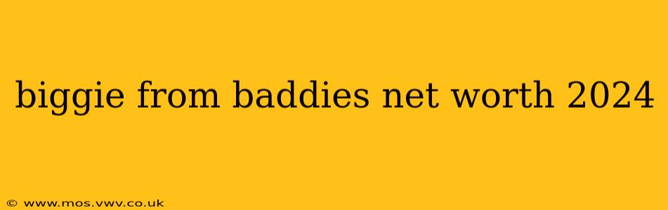 biggie from baddies net worth 2024