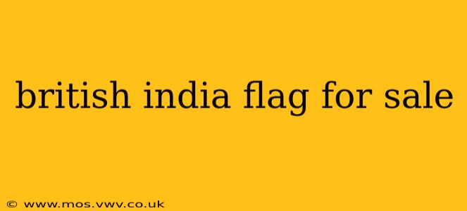 british india flag for sale