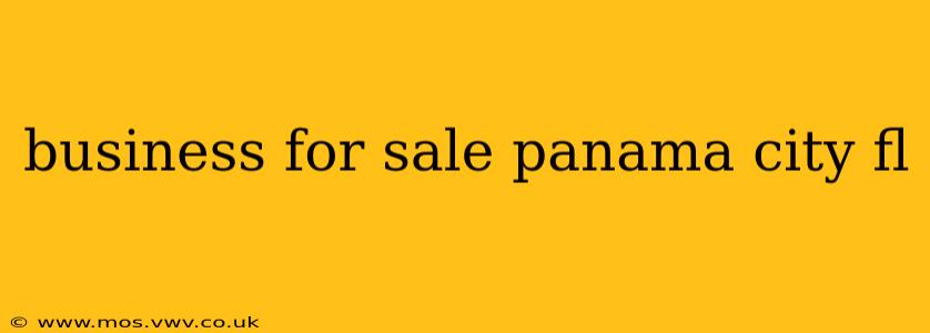 business for sale panama city fl