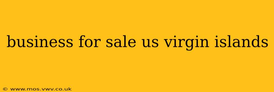 business for sale us virgin islands