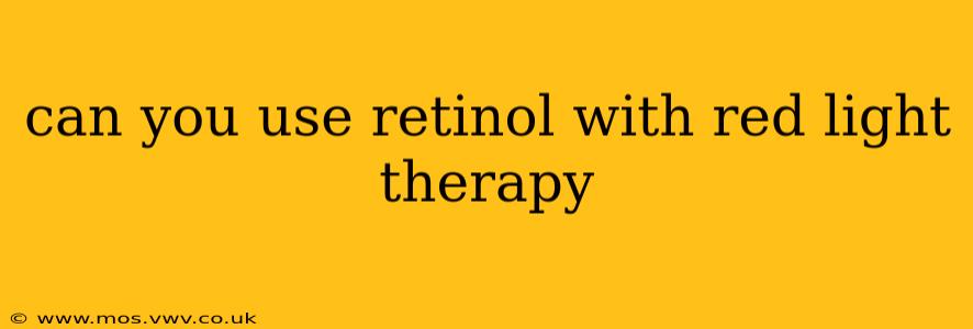 can you use retinol with red light therapy
