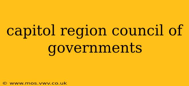 capitol region council of governments