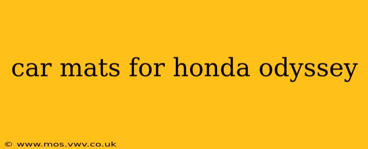 car mats for honda odyssey