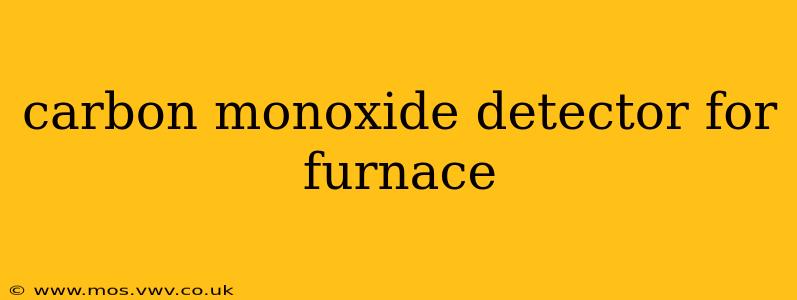 carbon monoxide detector for furnace