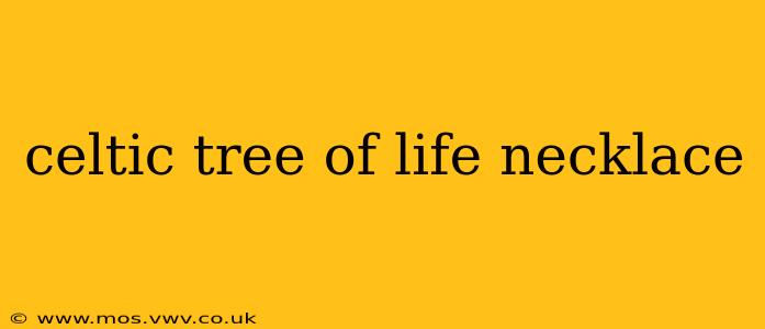 celtic tree of life necklace