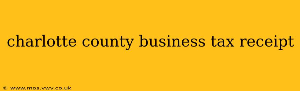 charlotte county business tax receipt