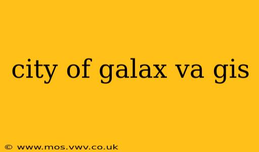city of galax va gis