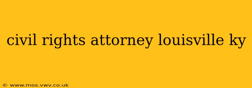civil rights attorney louisville ky