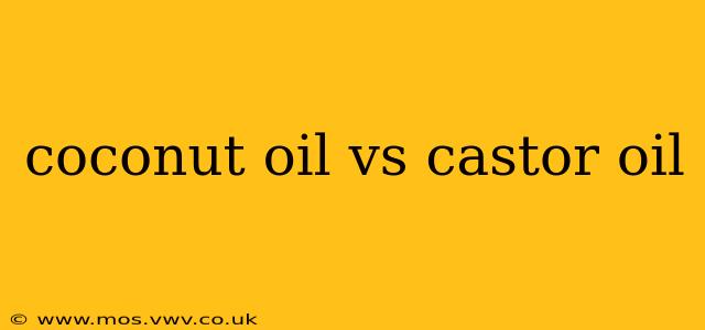 coconut oil vs castor oil