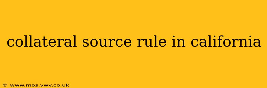 collateral source rule in california