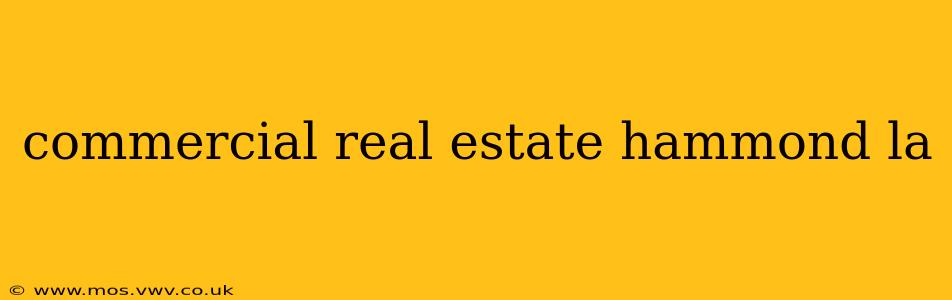 commercial real estate hammond la