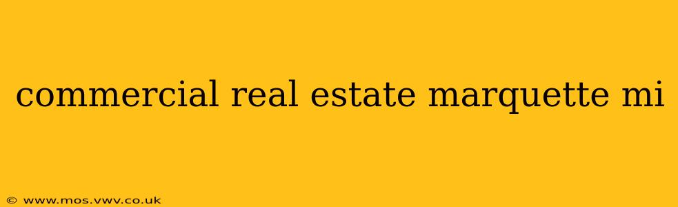 commercial real estate marquette mi
