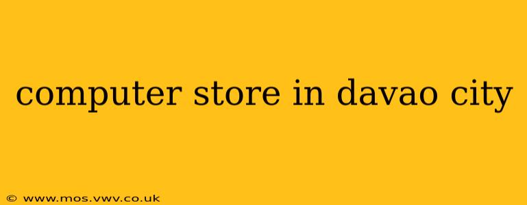 computer store in davao city