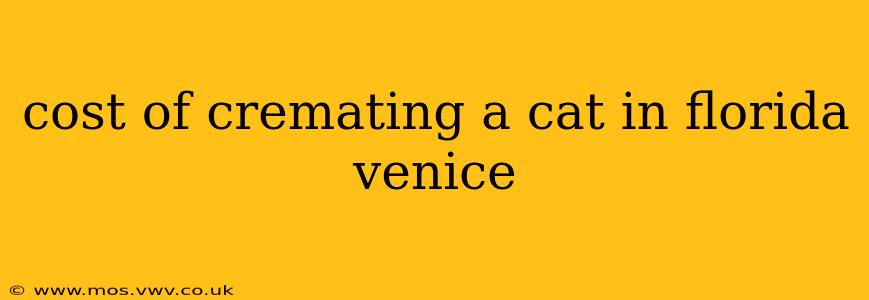 cost of cremating a cat in florida venice