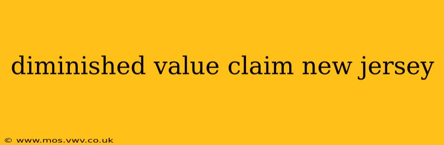 diminished value claim new jersey
