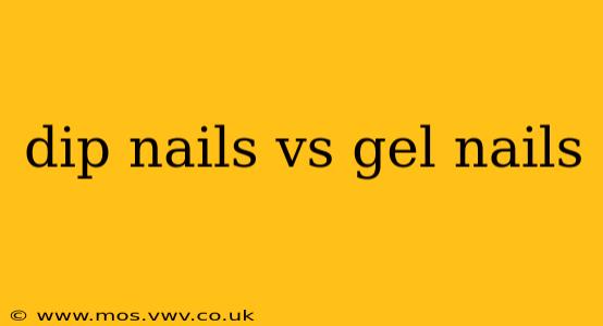 dip nails vs gel nails