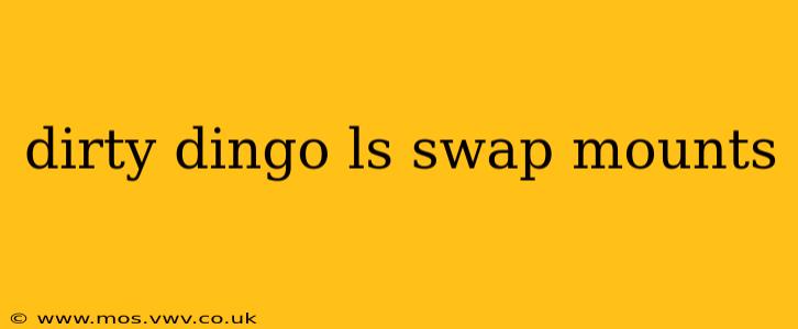 dirty dingo ls swap mounts