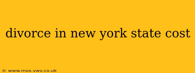 divorce in new york state cost