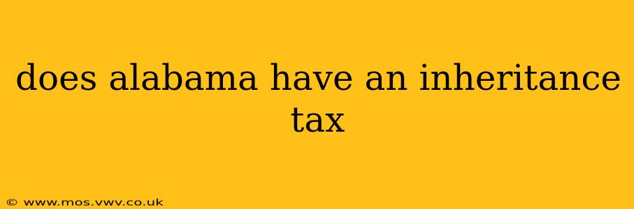 does alabama have an inheritance tax
