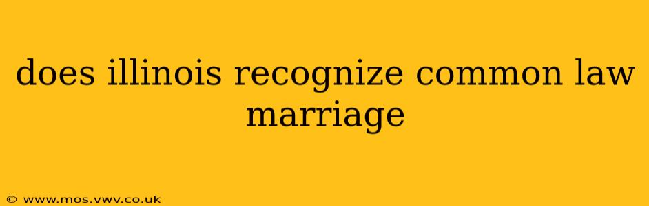 does illinois recognize common law marriage