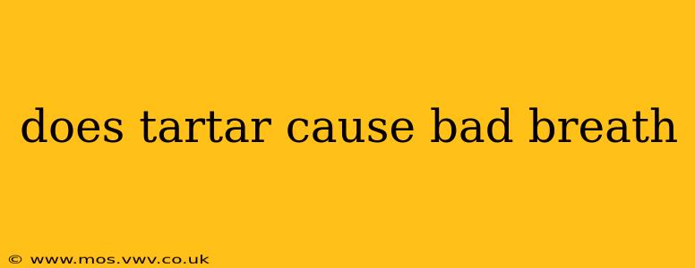 does tartar cause bad breath