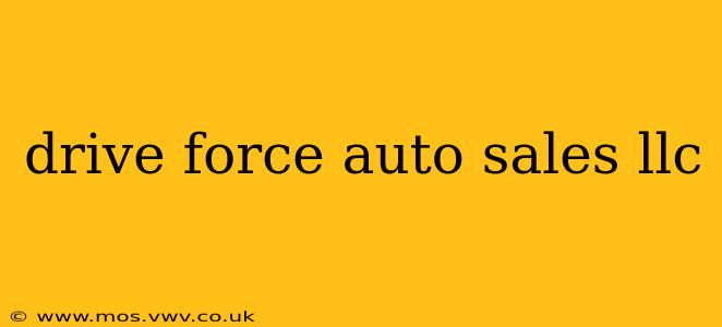 drive force auto sales llc