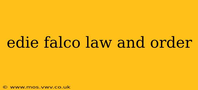edie falco law and order