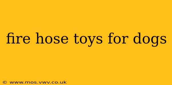 fire hose toys for dogs