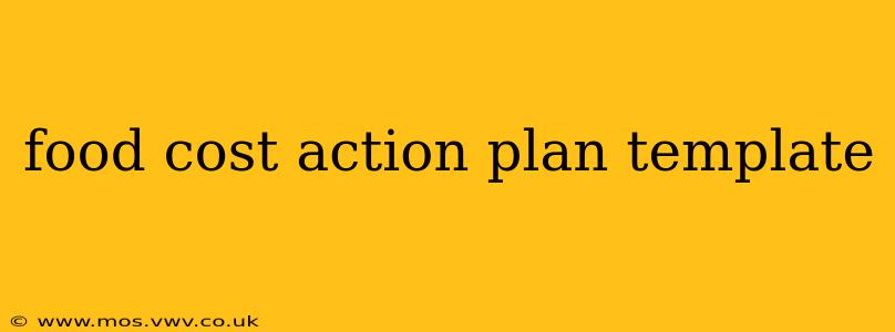 food cost action plan template