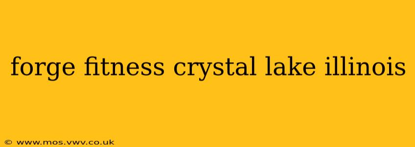 forge fitness crystal lake illinois