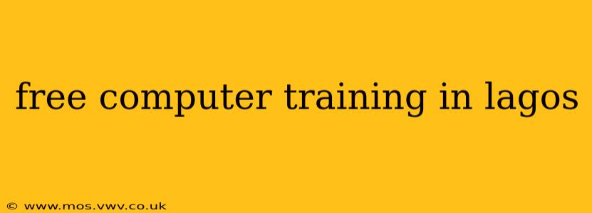 free computer training in lagos