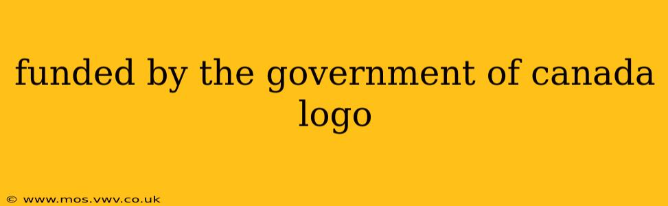 funded by the government of canada logo