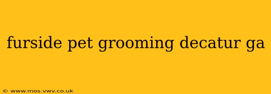 furside pet grooming decatur ga