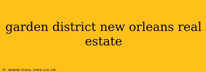 garden district new orleans real estate