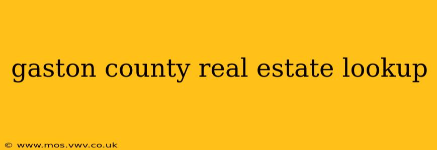 gaston county real estate lookup
